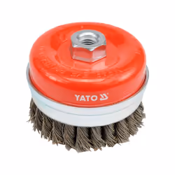 Yato YT-4769, Pre-polishing brush, 8500 RPM, 10 cm, Red, Steel