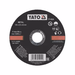 Yato YT-5924, 12.5 cm, 5 pc(s)