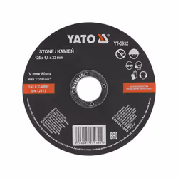 Yato YT-5932, 12.5 cm, 5 pc(s)