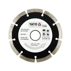 Yato YT-6003 diamond blade 12.5 cm Segmented rim diamond blade