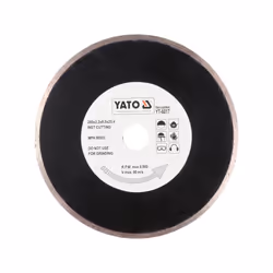 Yato YT-6017, Cutting disc, Ceramic, Glass, Glazed tile, Porcelain, Stone, 2.54 cm, 20 cm, 2.2 mm, 5.3 mm