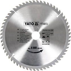 Yato YT-6072 circular saw blade 25 cm 1 pc(s)