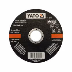 Yato YT-6101, 11.5 cm, Stainless steel, 5 pc(s)