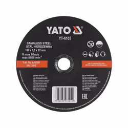 Yato YT-6105, 18 cm, Stainless steel, 5 pc(s)