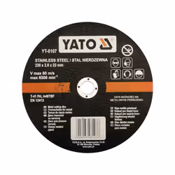 Yato YT-6107, 23 cm, Stainless steel, 5 pc(s)