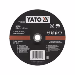 Yato YT-6120, 23 cm, 5 pc(s)