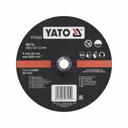 Yato YT-6125, 23 cm, 5 pc(s)