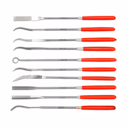 Yato YT-6145, Files set, Oval file, Flat file, Half-round file, Knife edge file, Round file, Square file, Triangular file, Me ...