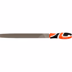 Yato YT-6228, File, Flat file, Metal, Carbon steel, Black, Red, White, 250 mm