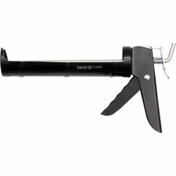 Yato YT-6755, Cartridge caulking gun, Black, Steel, Aluminium, 300 ml, 225 mm