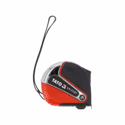 Yato YT-7131 tape measure 8 m Acrylonitrile butadiene styrene (ABS), Rubber Black, Red, Stainless steel