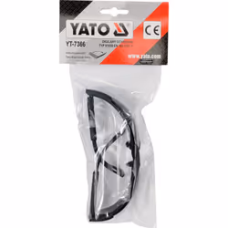 Yato YT-7366 safety eyewear Safety glasses Plastic, Polycarbonate Black