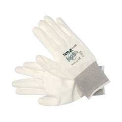 Yato YT-7470 cleaning glove Nylon, Polyurethane White Unisex L