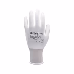Yato YT-7470 cleaning glove Nylon, Polyurethane White Unisex L