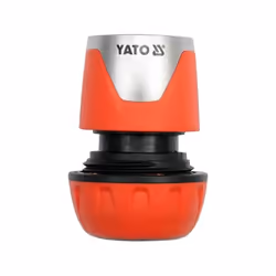 Yato YT-99804, Hose connector, 3/4", ABS, Polyoxymethylene (POM), Polypropylene (PP), Thermoplastic Rubber (TPR), Black, Oran ...