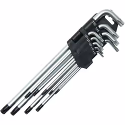 Angled Screwdriver Set; HST; T10-T50 Chrome Vanadium Steel 9