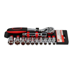 ENERGY NE00298 Socket set 12 Hexagon 1/2", 1/2 with ratchet function