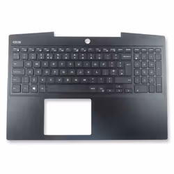 Dell Inspiron G5 15 3590 Grey palmrest with keyboard UK layout