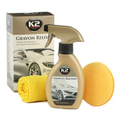 K2 GRAVON, RELOAD G035 Polish aerosol, Tin 250 Microfibre, Ceramic