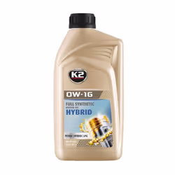 Engine oil; K2; Hybrid; 0W-16 1; for TOYOTA, SUZUKI, HONDA, LEXUS