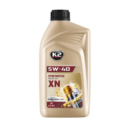 K2 XN 5W-40 1l Engine oil O1131E VOLKSWAGEN: Golf 5, Golf 7, Polo V Hatchback, AUDI: A6 C7 Avant, A6 C7 Saloon, A4 B9 Saloon