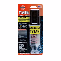 Metal Adhesive; K2; Epoxy Resin, Titanium 2500 Tube, Blister Pack 25 grey
