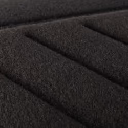 CUSTOPOL AUD80C Floor mat set Textile Front and Rear 4 black Tailored AUDI: A3 Sportback