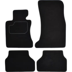 CUSTOPOL BM160S Floor mat set Textile Front and Rear 4 grey Tailored BMW: 5 Saloon