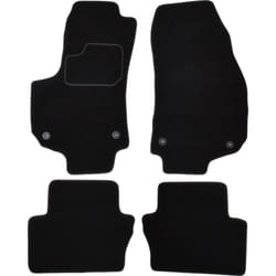 CUSTOPOL OPL335C Floor mat set Textile Front and Rear 4 black Tailored