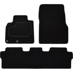 CUSTOPOL RNT185C Floor mat set Textile Front and Rear 4 black Tailored