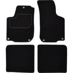 CUSTOPOL SKO50C Floor mat set Textile Front and Rear 4 black Tailored