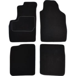 CUSTOPOL FIA170S Floor mat set Textile Front and Rear 4 grey Tailored