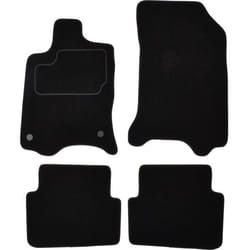 CUSTOPOL RNT260S Floor mat set Textile Front and Rear 4 grey Tailored RENAULT: LAGUNA 3