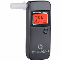 BACscan F-40 alcohol tester 0 - 4% 1% Grey
