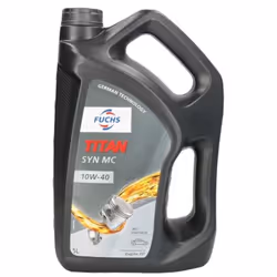 Engine oil; FUCHS; TITAN SYN MC; 10W-40 5 Part Synthetic Oil; for VOLKSWAGEN, AUDI, MERCEDES-BENZ, SKODA, RENAULT