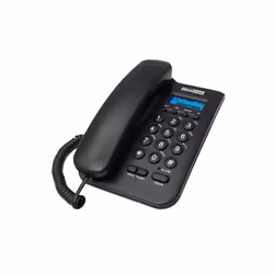 MaxCom KXT100, Wired handset, Speakerphone, Black