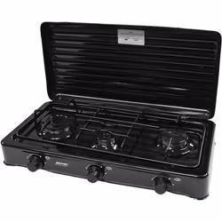 MPM SMILE-KN-03/1KB, Black, Countertop, 60 cm, Gas, 3 zone(s), 3 zone(s)
