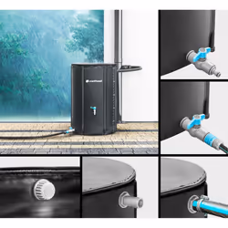 Rainwater Tank Garden Watering Collapsible Spare Water Reservoir 250l Capacity