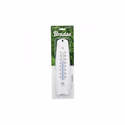 Plastic Outside Window Thermometer -25/50C Traditional Temperature Measure - White