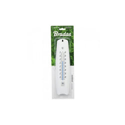 Plastic Outside Window Thermometer -25/50C Traditional Temperature Measure - White