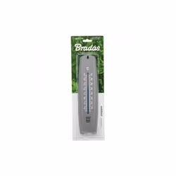Plastic Outside Window Thermometer -25/50C Traditional Temperature Measure - Grey