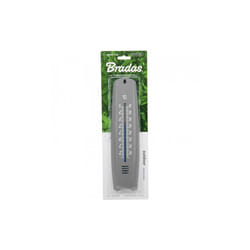 Plastic Outside Window Thermometer -25/50C Traditional Temperature Measure - Grey