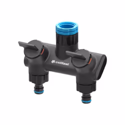CELLFAST Double distributor ERGO, Tap connector, 1 3/4 1/2", Fiberglass, Black