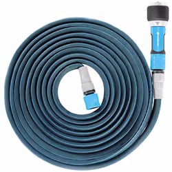 Cellfast Watering Set ZygZag 7.5m (Operating Length 15m), Expandable Hose, with Sprinkler and 2 Connectors, Resistant to Knot ...