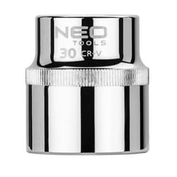 NEO TOOLS 08-030 Socket 1/2 3124 30 mm Chrome Vanadium Steel SuperLock