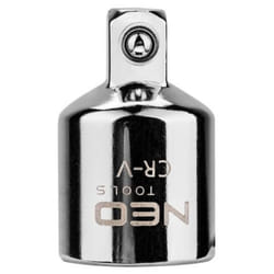 NEO TOOLS 08-562 Reducing Adapter, ratchet 6.3 (1/4") 26 Chrome Vanadium Steel 3/8