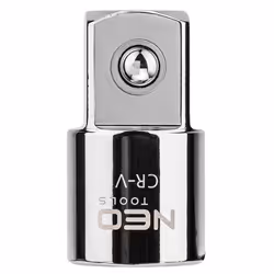 Reducing Adapter, ratchet; NEO TOOLS; 20 (3/4") 46 Chrome Vanadium Steel 1/2
