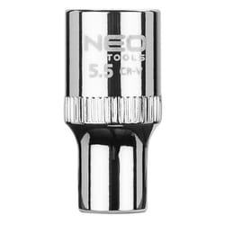 NEO TOOLS 08-223 Socket 1/4 3124 5.5 mm Chrome Vanadium Steel SuperLock