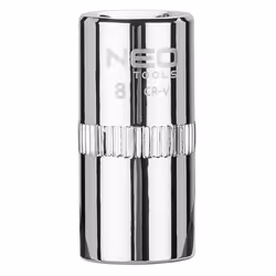 Socket; NEO TOOLS; 1/4 3124 8 mm Chrome Vanadium Steel SuperLock
