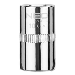 NEO TOOLS 08-228 Socket 1/4 3124 10 mm Chrome Vanadium Steel SuperLock